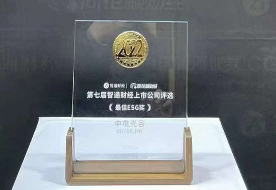 CEC Optics Valley won the “Best ESG Award”